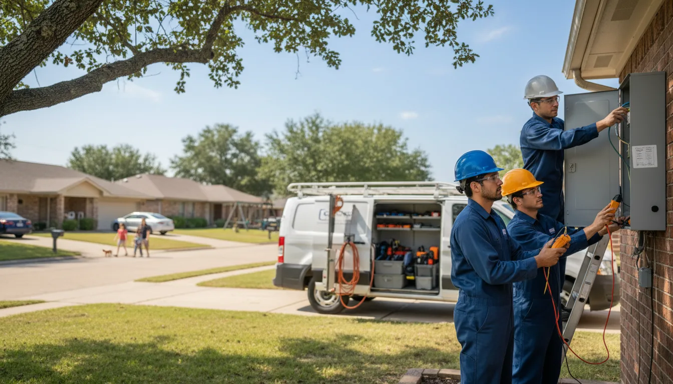 Certified electrician providing emergency electrical services in Garvin, MN